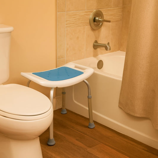 Taburete de Baño en U Soporta 135 kg