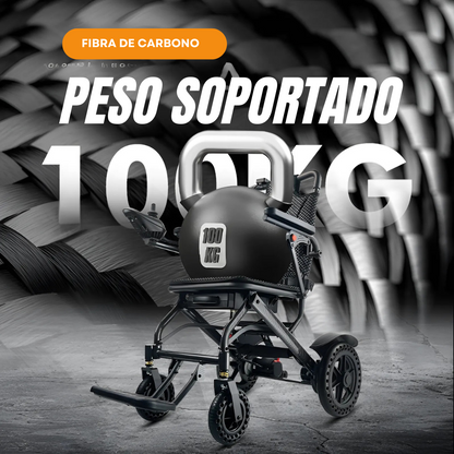Silla de Ruedas Eléctrica Ultraligera 14 kg con Control a Distancia | Autonomía +20 km | Apta para vuelos