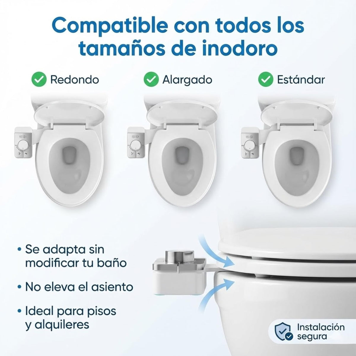 Bidé para WC No Eléctrico