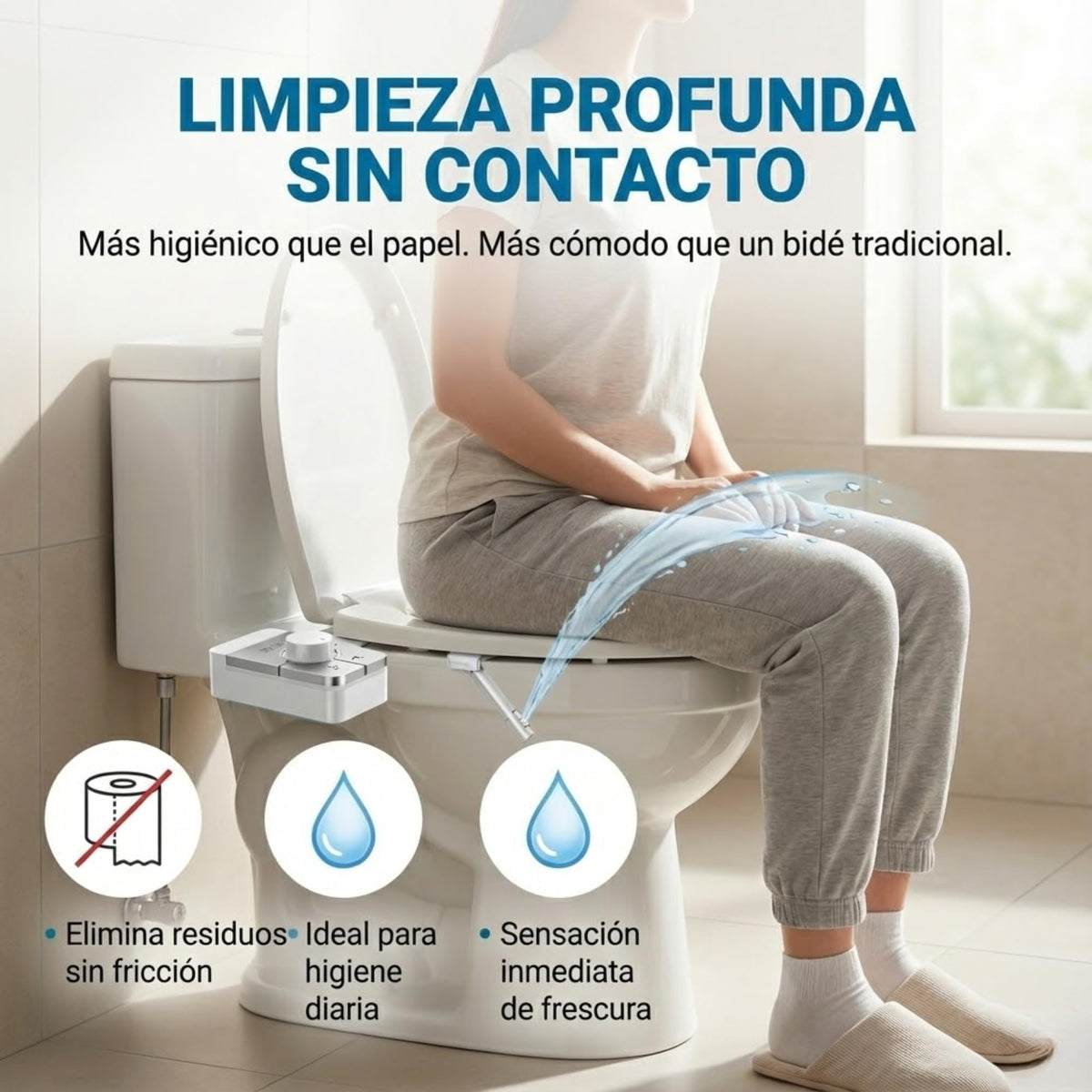 Bidé para WC No Eléctrico