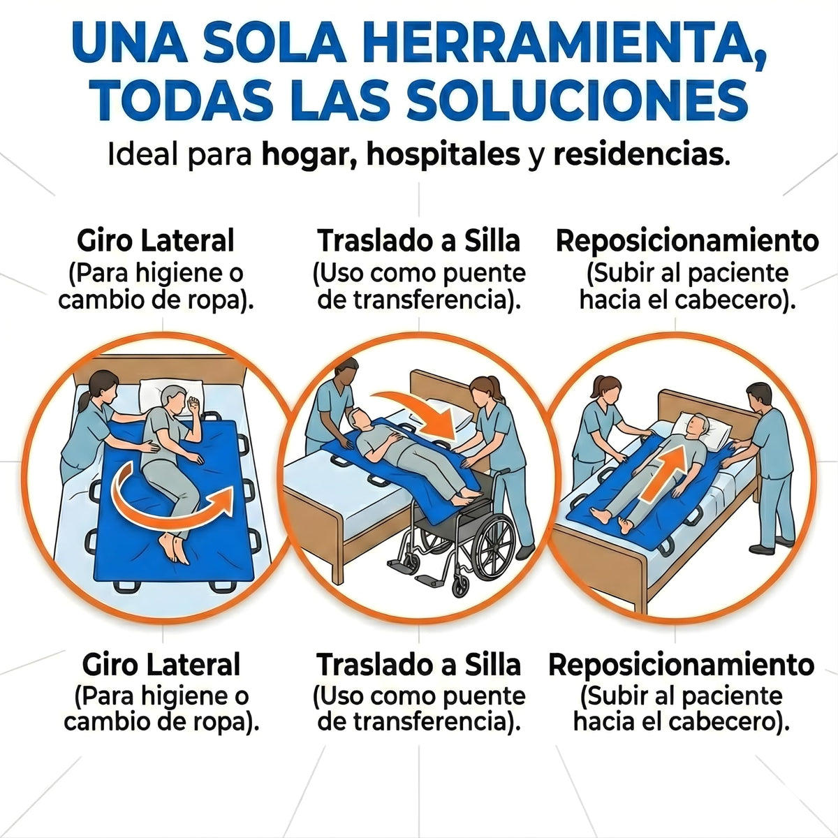 Sábana Deslizante para Transferencia