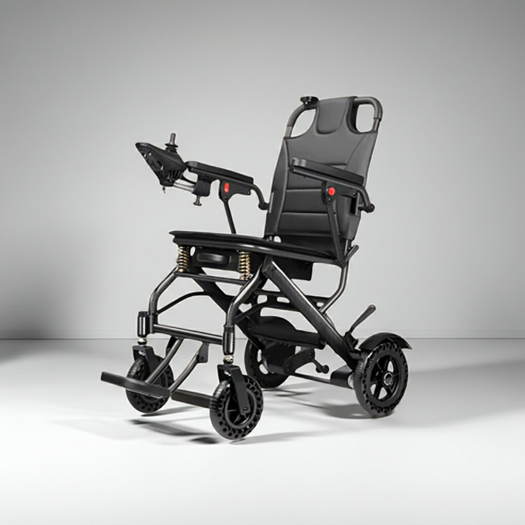 Alquiler Silla de Ruedas Eléctrica Ultraligera con Control a Distancia y Batería Recargable
